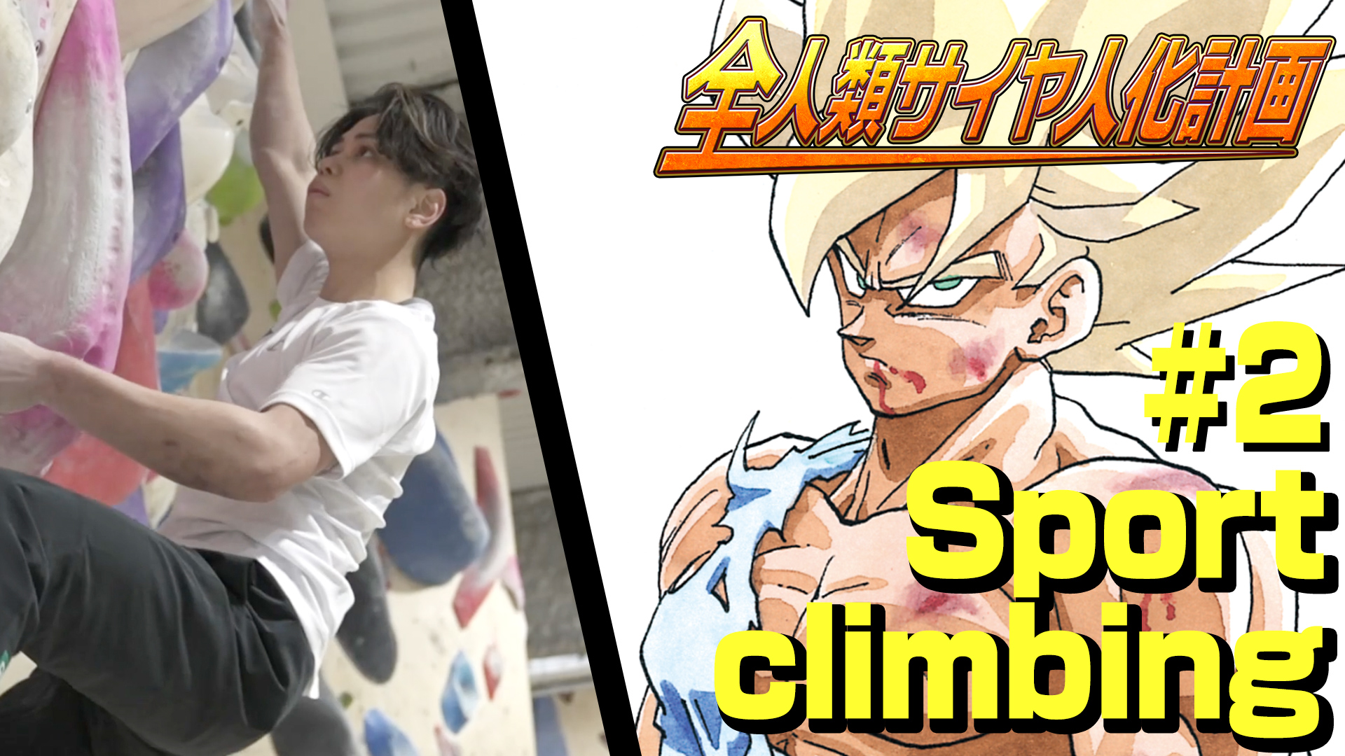 Projet « Transformer l'humanité en Saiyans » : escalade sportive Harada #2